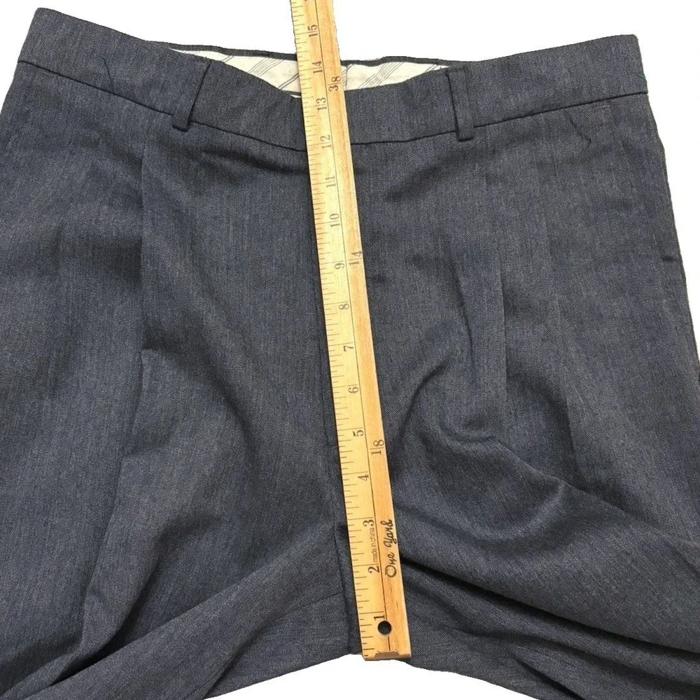 Vtg 80s Levi's Traveler Wool Blend Pleated Dress Pant Men 32x30 Gray Made in USA